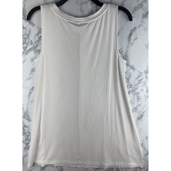 Style & Co. Womens Size Small Layering Tank Top Small Bright White - Picture 2 of 9